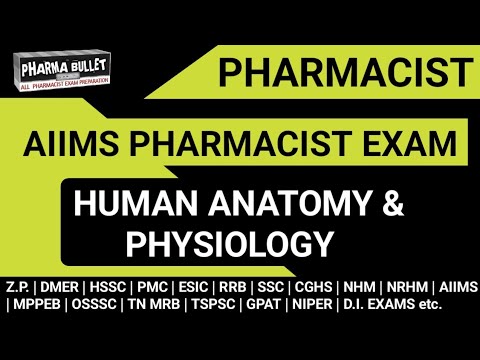 Pharmacist exam preparation | Aiims pharmacist exam questions | Human anatomy and physiology MCQS