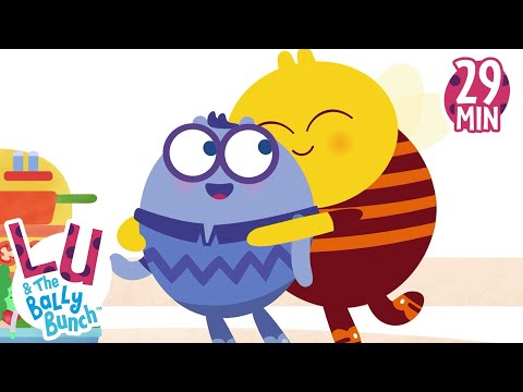 BUG HUGS 🤗 | Learning Cartoons for Kids | Lu & The Bally Bunch | 9 Story Kids