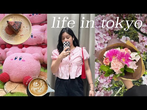 tokyo vlog🌸skincare routine, running, new restaurants