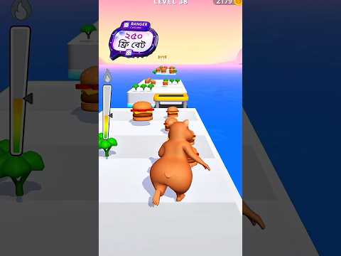 সামনে যাবো মোটা হবো 🤣 Funny Rat  Race Cartoon Gameplay 1 #gaming #shortsfeed #shorts