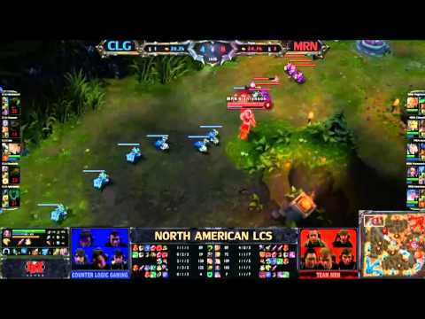 LCS NA W9D2 Amazing 4v5 Engage (CLG vs MRN)