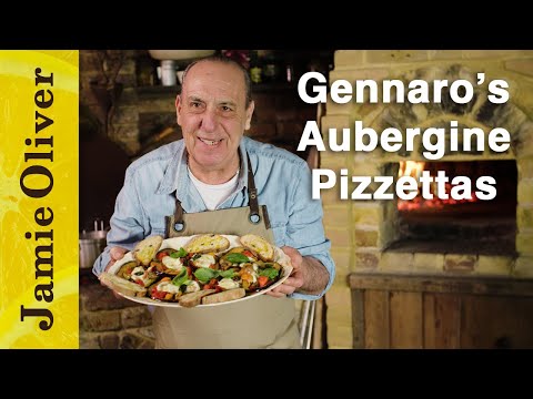 Gennaro Aubergine Pizzettas | Gennaro Contaldo at Home