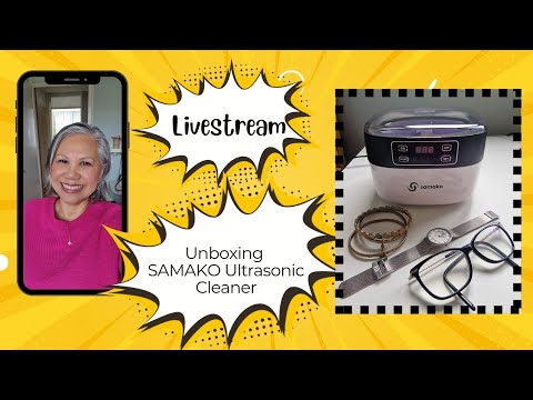 Live Unboxing Samako Ultrasonic Cleaner