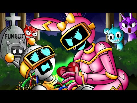 Pink Bot Steals Fun Bot's Heart?! | Incredibox Sprunki Animation