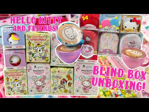 SO MANY SANRIO BLIND BOXES! Opening 15+ Sanrio, Hello Kitty and Friends and tokidoki Blind Boxes!