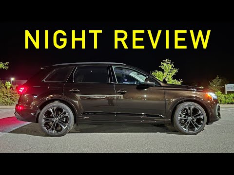 NIGHT REVIEW! -- Does the 2025 Audi Q7 Have the BEST Luxury SUV Lighting??