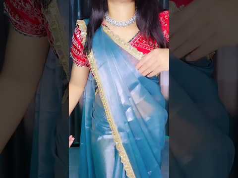 jimmi choo saree draping tutorial for wedding party #ytshorts #sareedrapping #saree #jimmichoosarees