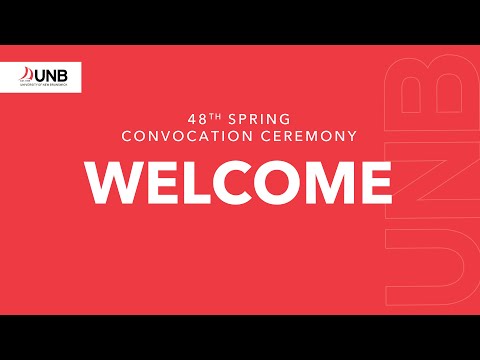 UNB's 48th Spring Convocation