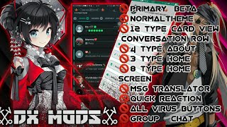 DX WhatsApp v-13 (beta)//Normal theme and fancy// button for all virus// new privacy//#autoadmin //😉