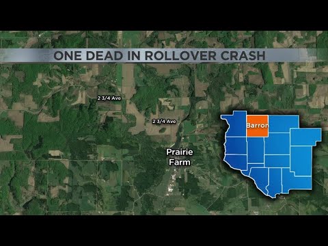 Downing woman killed in Barron County rollover crash Sunday