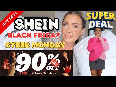 SHEIN Black Friday and Cyber Monday Try-On haul | 2024 SHEIN Black Friday Cyber Monday Sales