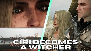 The Witcher Ciri ending & Ciri visits Geralt at his home in Corvo Bianco as A Witcher [Canon Story]