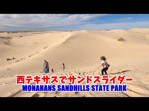 【アメリカ生活】西テキサスにある砂丘へ Having fun at Sandhill