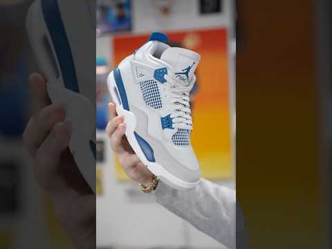 REVIEWING THE JORDAN 4 MILITARY BLUE 2024 SNEAKERS IN UNDER 60 SECONDS!