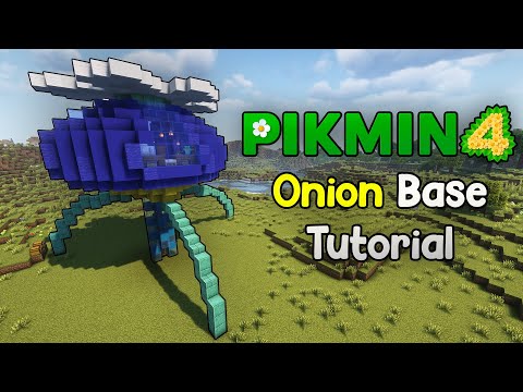 How to Build a Pikmin 4 Onion Base | Minecraft