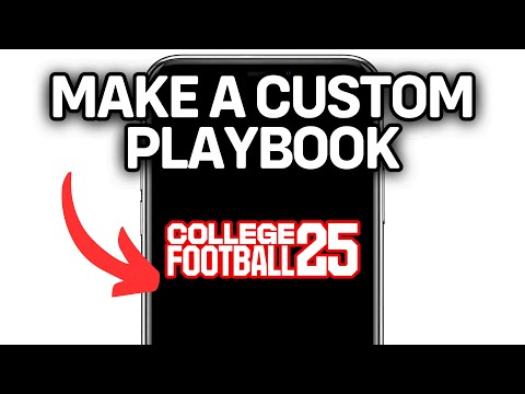 HOW TO MAKE A CUSTOM PLAYBOOK IN COLLEGE FOOTBALL 25 2025! (FULL GUIDE)