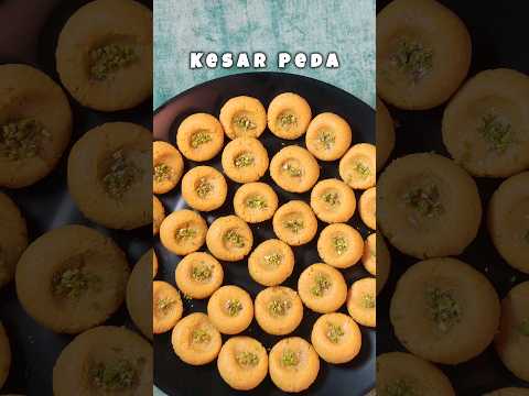 Kesar Peda Recipe | Holi Special Recipe | Yashaswi's Kitchen #shorts #dessert #holi #trending