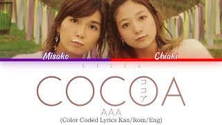 AAA - ココア (COCOA) (Color Coded Lyrics Kan/Rom/Eng)