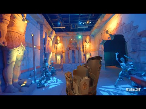 Egyptian Interactive Dark Ride | Challenge of Tutankhamon | Walibi Belgium Theme Park