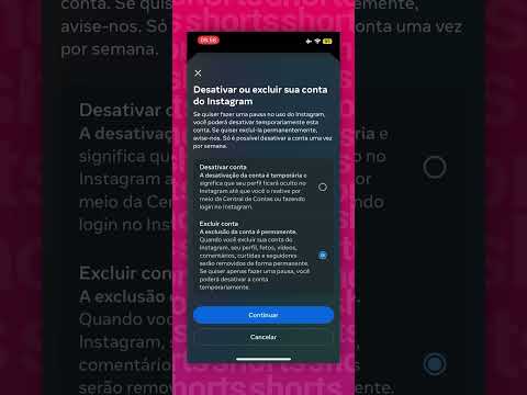 QUAL A DIFERENÇA DE EXCLUIR OU DESATIVAR UMA CONTA INSTAGRAM?