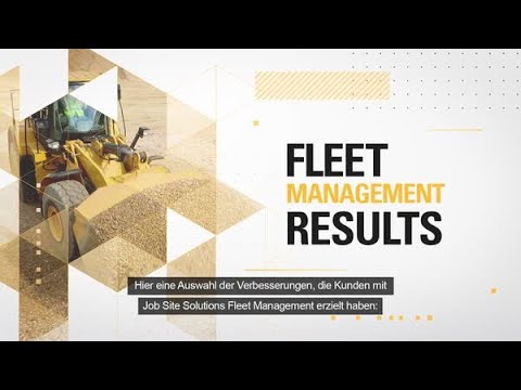 Ergebnisse im Flottenmanagement | Caterpillar Job Site Solutions