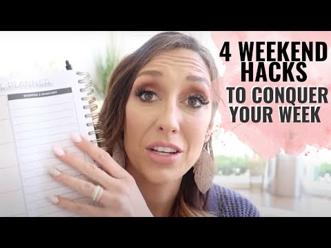 WEEKEND HACKS to conquer your week! | Weekend productivity tips + tricks! | Jordan Page