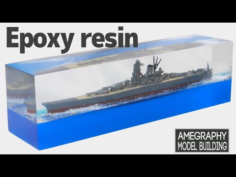 Epoxy Resin - Battleship Yamato diorama 1/2000