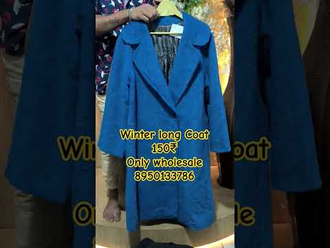 Export Surplus Winter Long Coat 150₹only wholesale delhi 8950133786#export #surplus #delhi #clothes