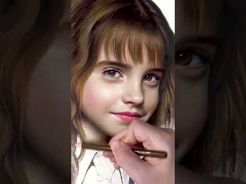 Drawing Hermione Granger using colored pencils #drawholic