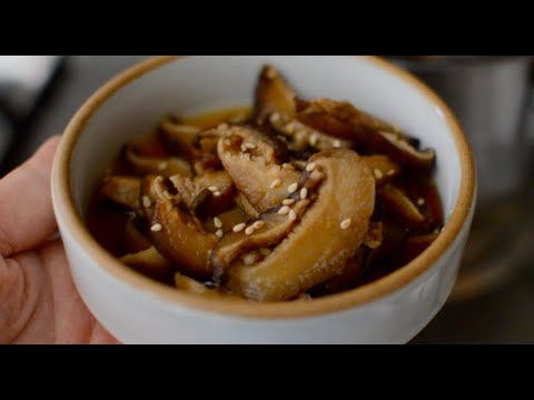 No Oil! Mushrooms cooked in pot ✔️tender ✔️Juicy ✔️Full of flavor ✔️Quick & Easy shiitake mushrooms