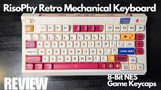 REVIEW: RisoPhy Retro Style Wireless Mechanical Keyboard - Cool NES Aesthetic Keyboard? (PC423)