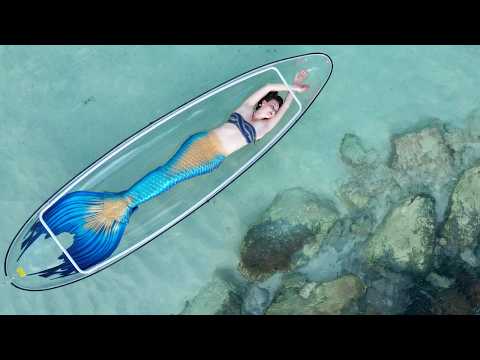 Clear Kayak Drone Photoshoot in Barbados