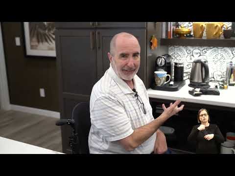 What a wheelchair accessible adaptive kitchen looks like | Chef Steve's Adaptive Kitchen