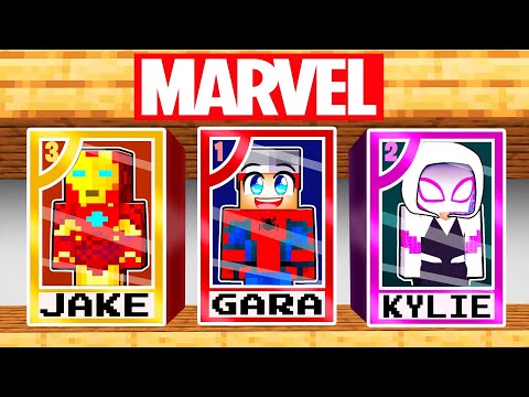 We Turned Into SUPERHERO TOYS in Minecraft!