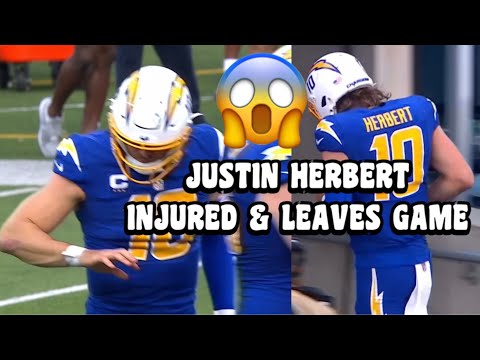 Justin Herbert INJURED/LEAVES GAME Vs Broncos 🙏 Chargers Vs Broncos 2023