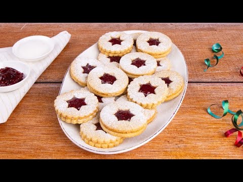 LINZER COOKIES: CRUMBLY and DELICIOUS! 😋