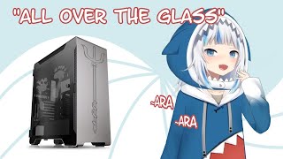 GAWR GURA USES HER $4000 PC AS A FOOTSTOOL (ANIMATED HOLOLIVE CLIP)