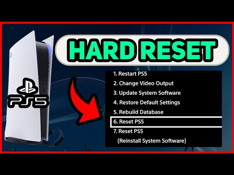 PS5 HOW TO HARD RESET EASY!