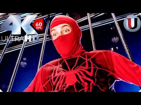 Spider Man Vs The Wrestler - Cage Fight Scene - MOVIE CLIP (4K HD)