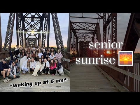 mini SENIOR SUNRISE vlog🌅