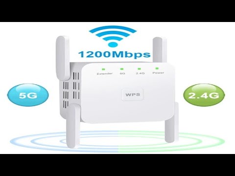 Wireless WiFi Repeater 2.4G/5Ghz Setup