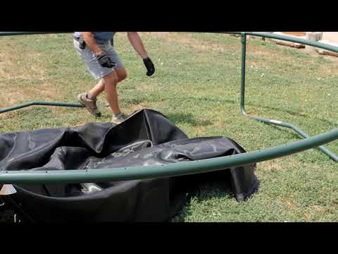 VariableBounce 14' Trampoline- Assembly, Part 2:  Mats, Springs, PowerBounce Springs, and Pad