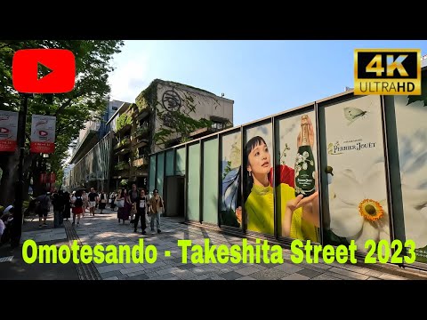 Omotesando Tokyo Walk 4K - From OMOTESANDO to Harajuku's TAKESHITA STREET!