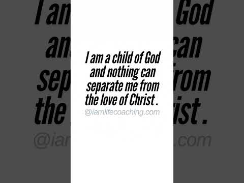 I am a child of God, and nothing can separate me from the love of Christ. #shorts