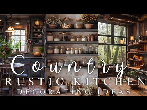 NEW - Rustic Meets Chic: How to Create a COZY COUNTRY KITCHEN That’s Packed with Farmhouse Charm 🤎✨