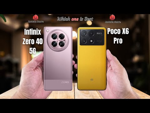 Infinix Zero 40 5G vs Poco X6 Pro  Full comparison ⚡Which one is Best