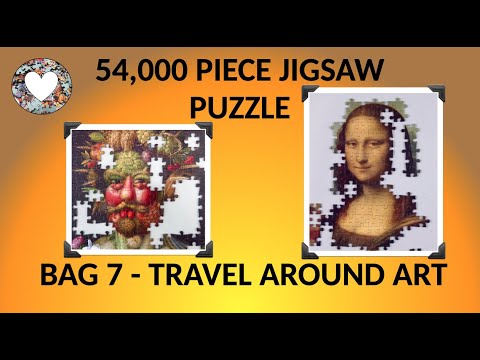 Bag 7 Section 2 of EPIC 54,000 Piece Jigsaw Puzzle: Travel Around Art from Grafika