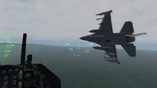 Falcon BMS F-16 Overhead approach