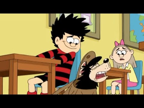 Gnasher Goes to School | Funny Episodes | Dennis and Gnasher