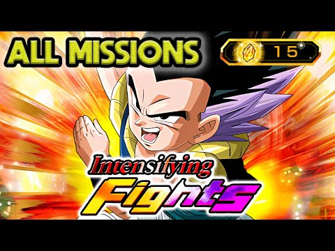 ALL MISSIONS! STAGE 5 INTENSIFYING FIGHTS VS GOTENKS! Dragon Ball Z Dokkan Battle